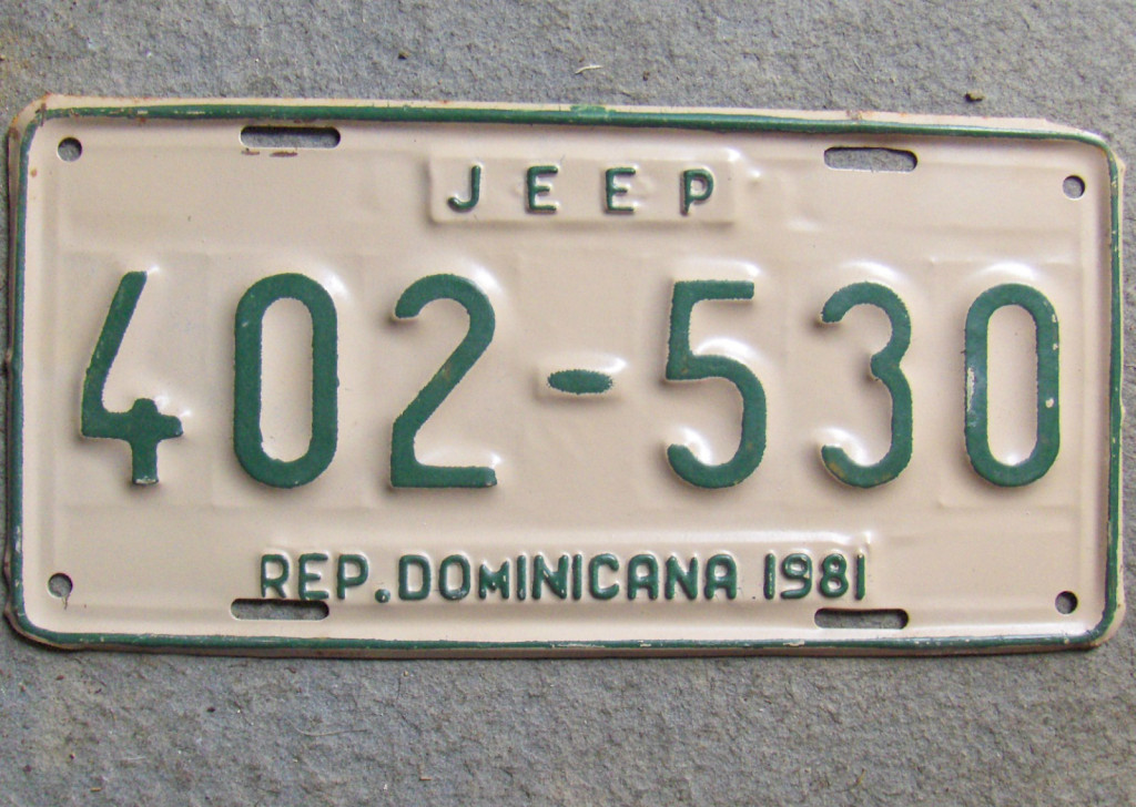 jeep-license-plate-dominican-republic