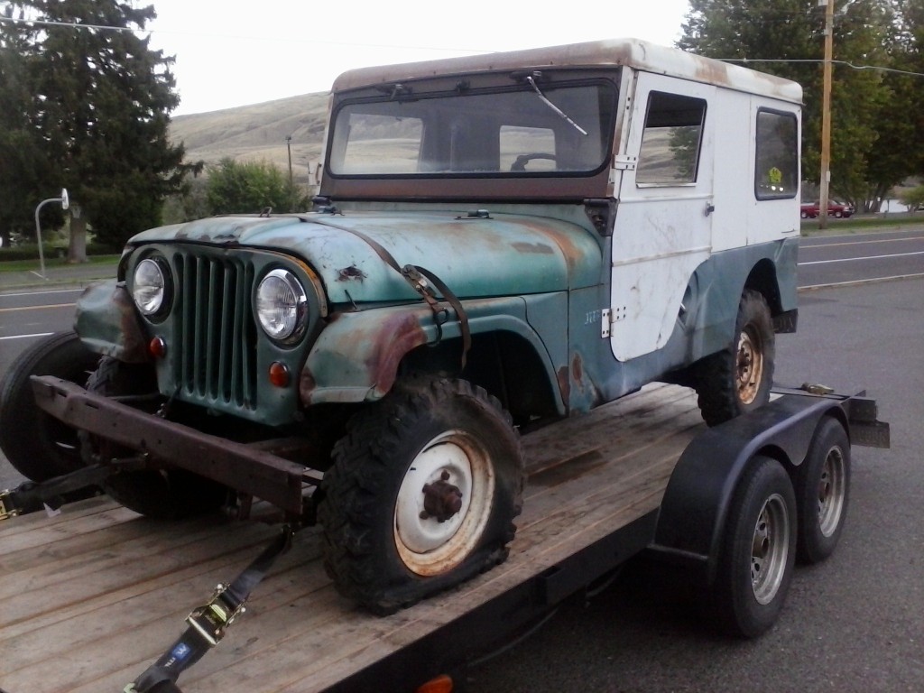 Mitch just found this rare jeep in a Washington State field. 