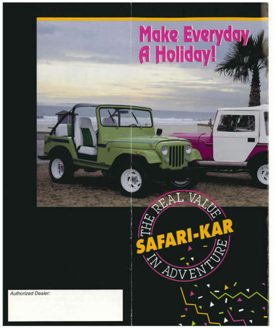 Safari-kar international brochure