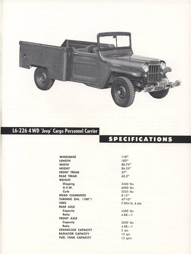 1956 Ish Willys Export Procurement Information Booklet Sold Ewillys