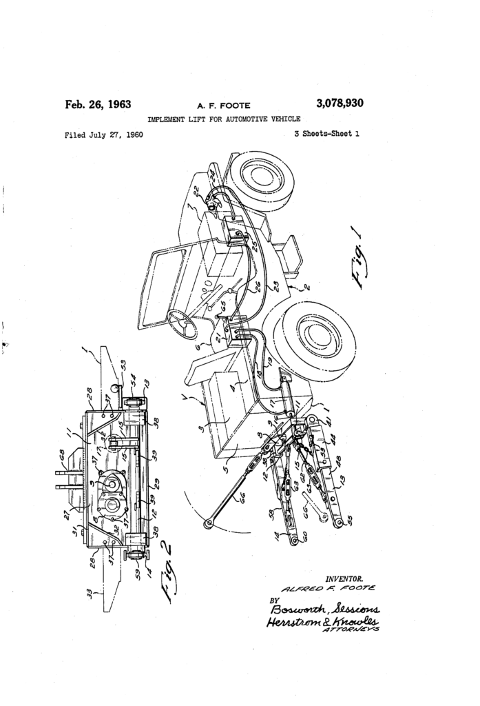 1960-07-27-stratton-pattent-US3078930A-lift-implement1