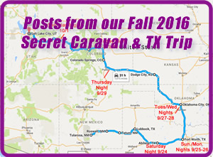 2016 fall Secret Caravan Trip