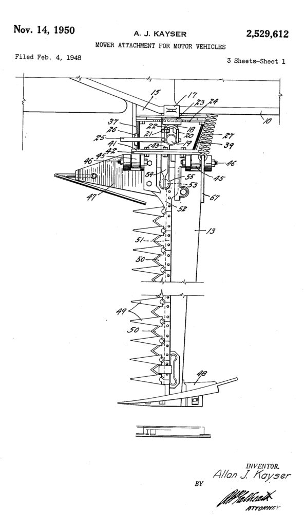 1948-02-04-kayser-mower-patent-k-and-k3