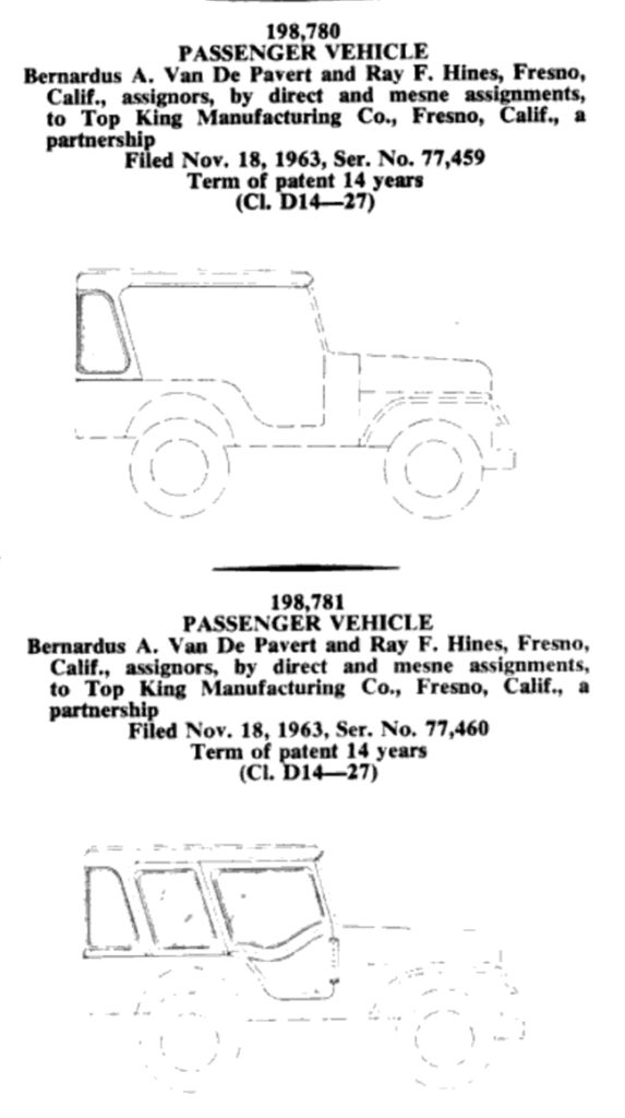 1963-design-patents-jeep-top-king