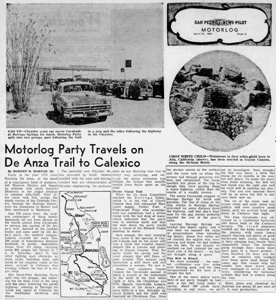 1953-04-21-san-pedro-news-pilot-deanza-trail-trip1-lores