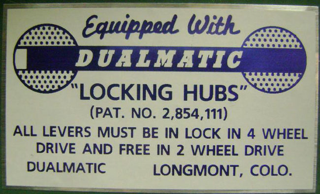 dualmatic-hub-sticker