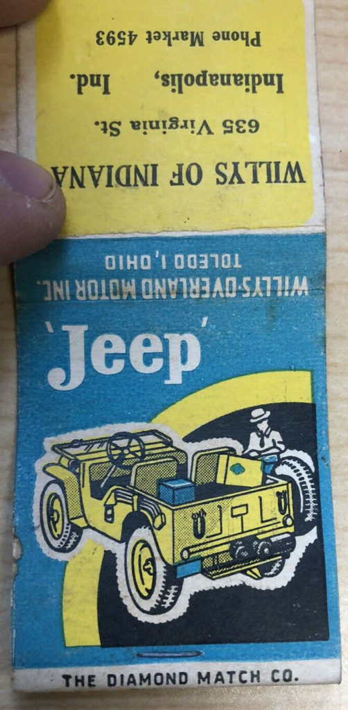willys-of-indiana-matchbook-cover1