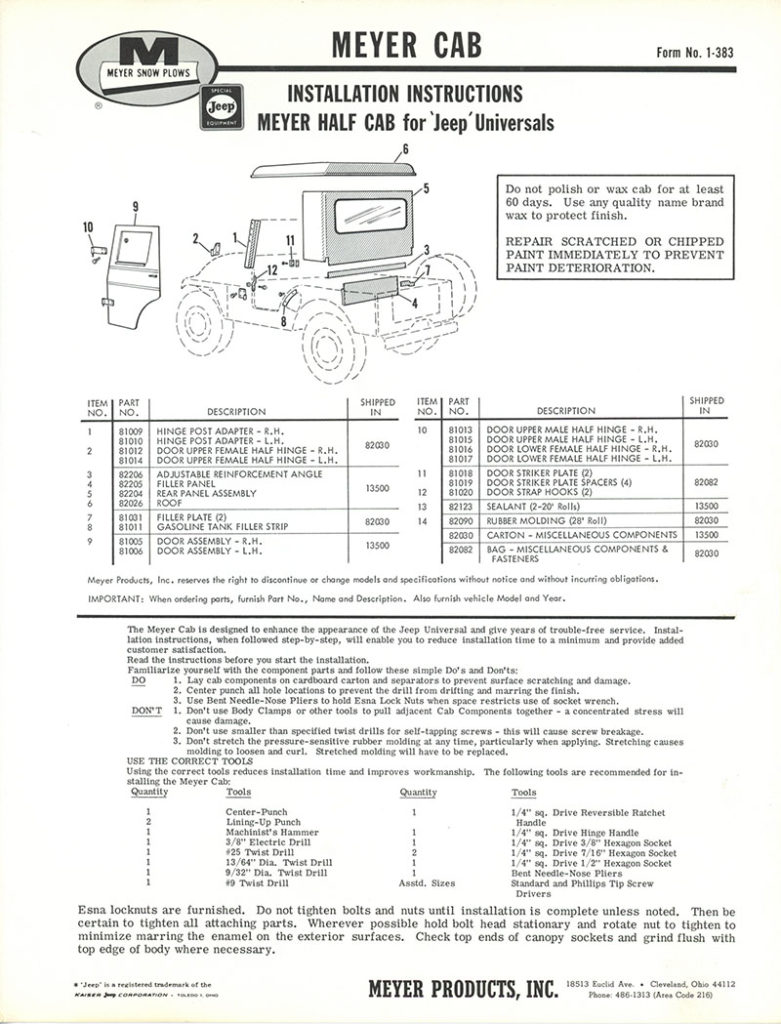 1966-form-no-1-383R-meyer-half-cab-instructions1-lores